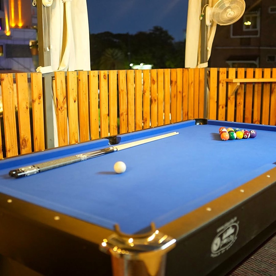 Rooftop Pool Table at ACD Hotels Chennai